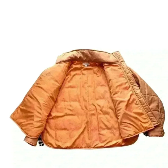 Emory park Quilted bomber jacket cozy & soft relaxed fit Sz S oversized look - Picture 5 of 9